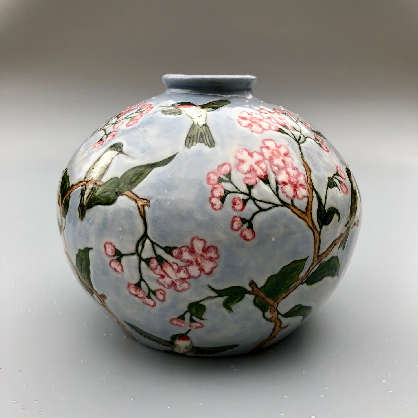 Hummingbird Bud Vase