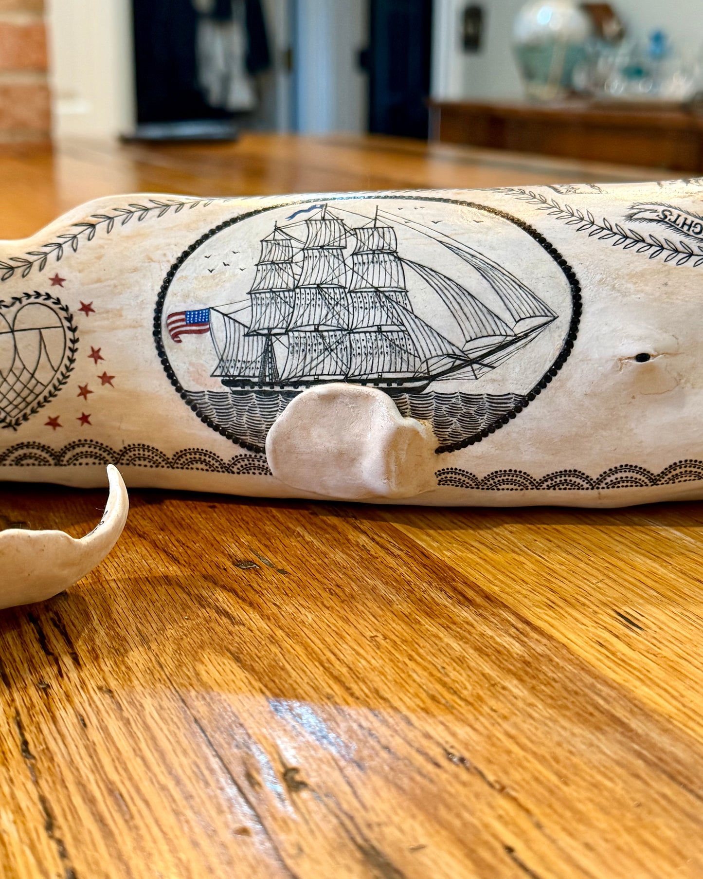 'Alden’ Sperm Whale Sculpture