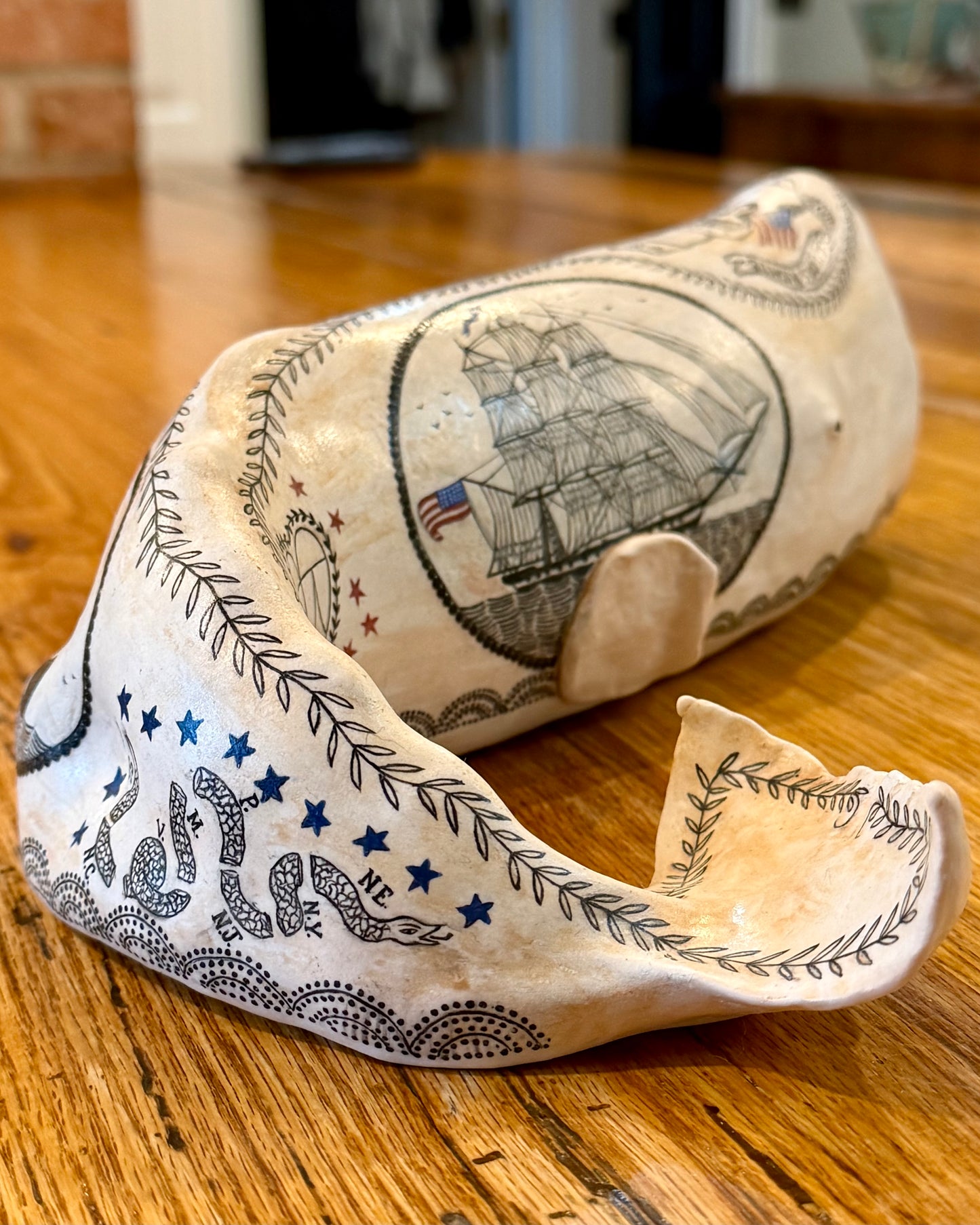 'Alden’ Sperm Whale Sculpture