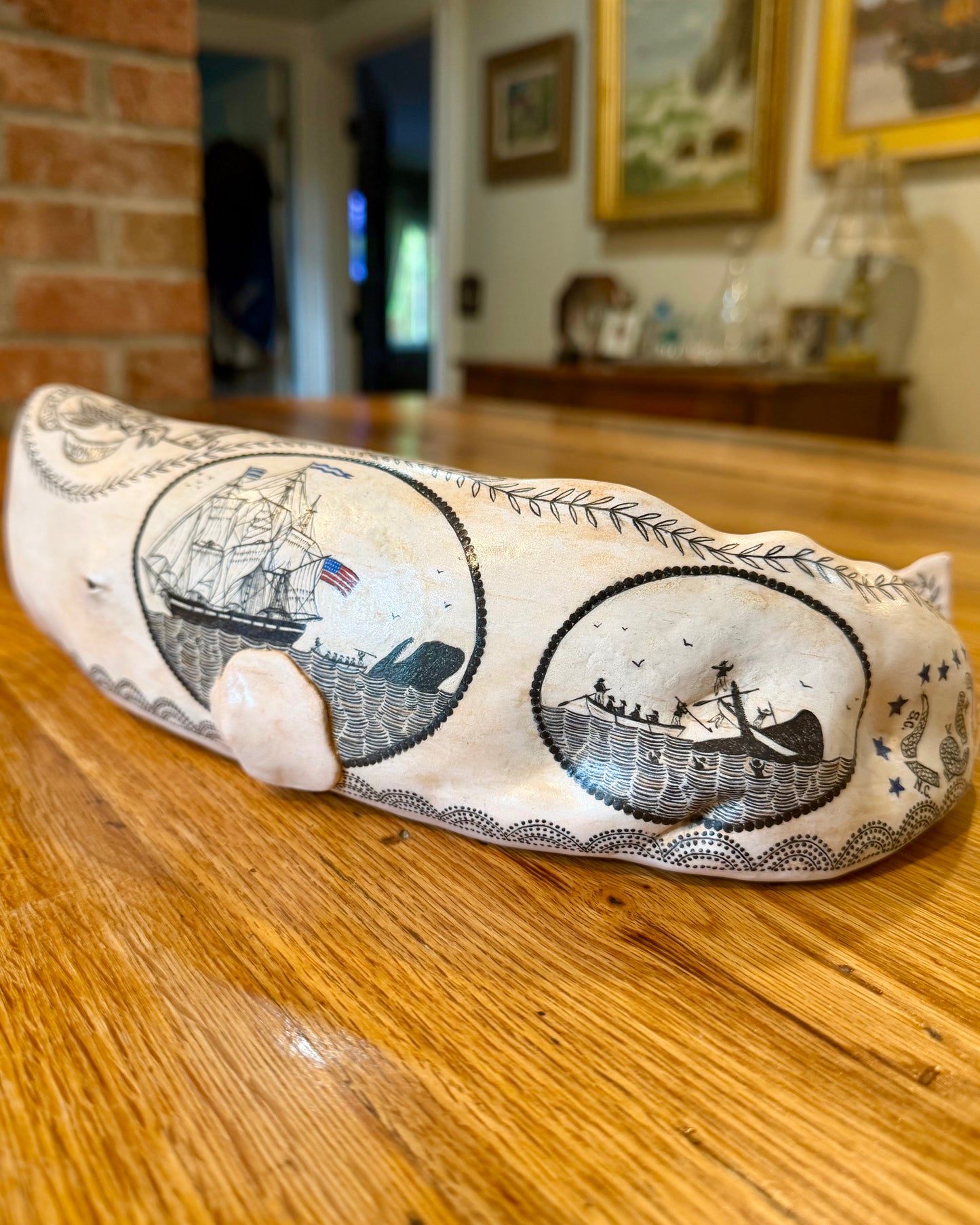 'Alden’ Sperm Whale Sculpture