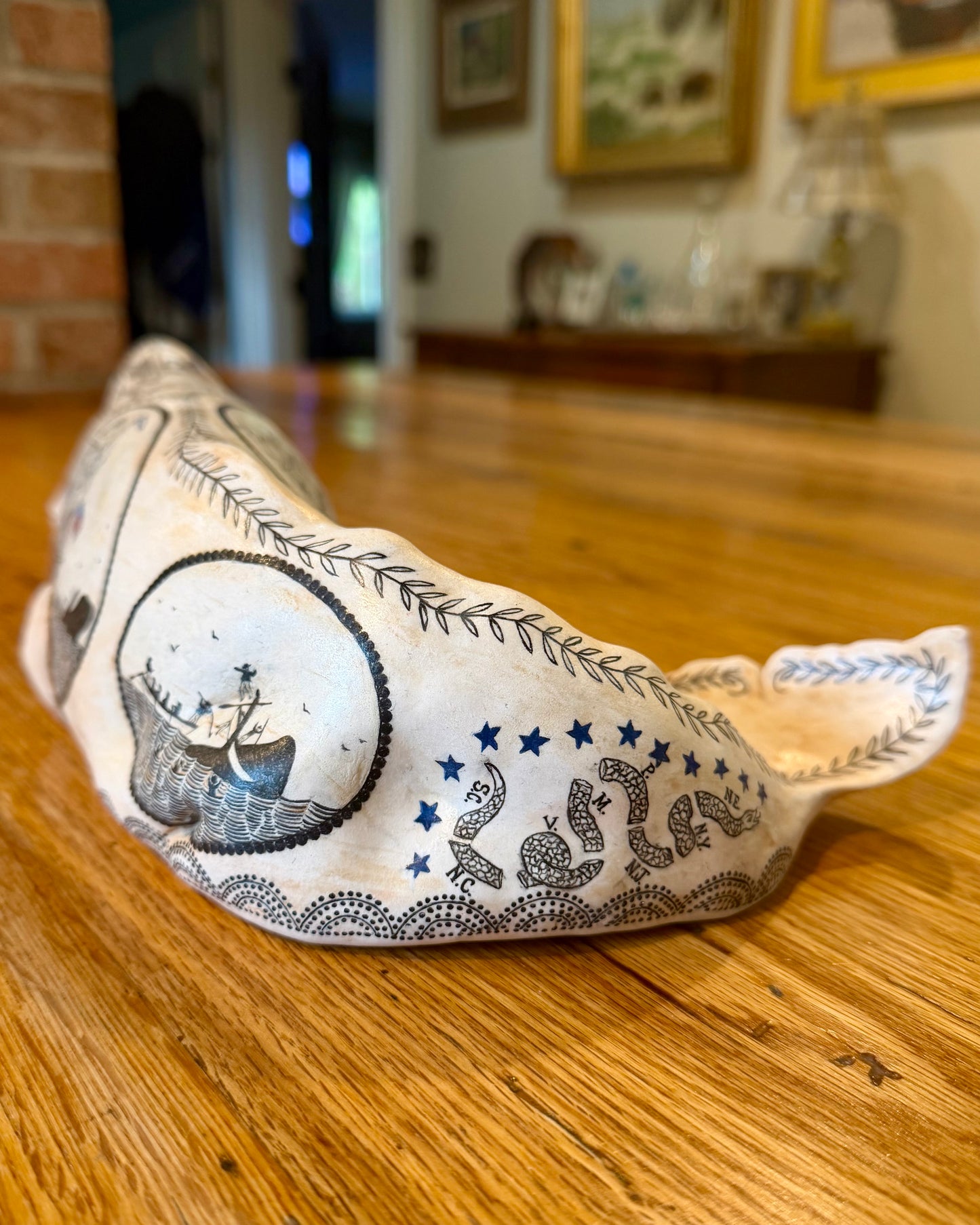 'Alden’ Sperm Whale Sculpture
