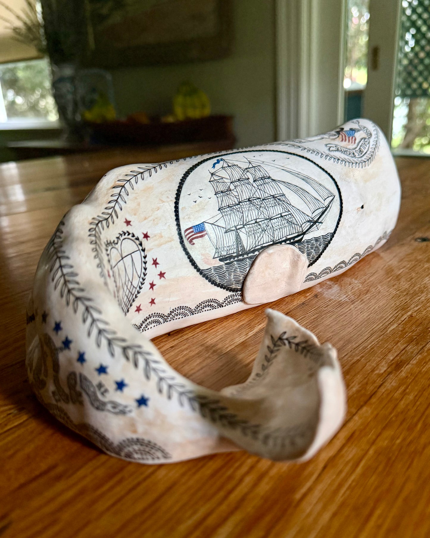 'Alden’ Sperm Whale Sculpture