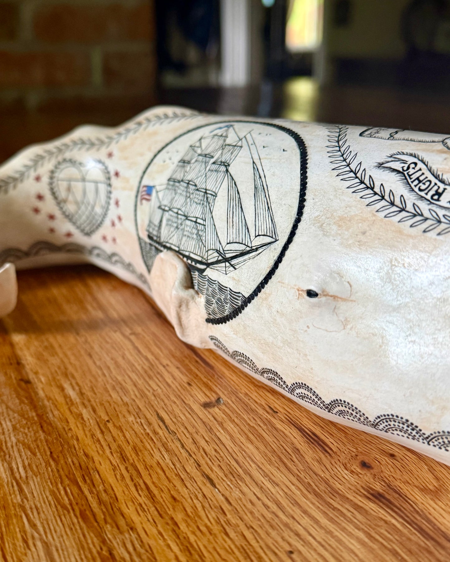 'Alden’ Sperm Whale Sculpture