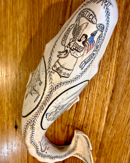 'Alden’ Sperm Whale Sculpture