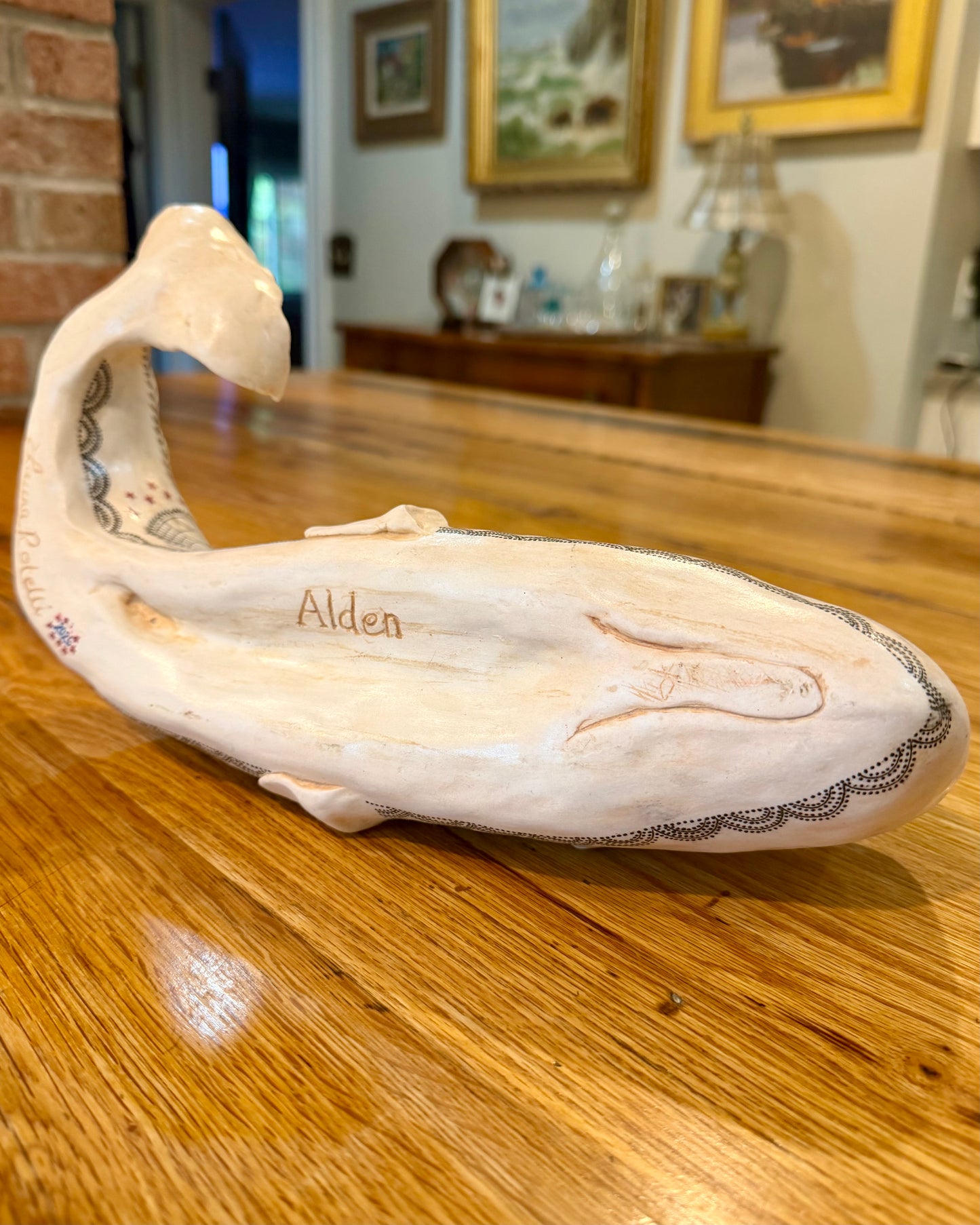 'Alden’ Sperm Whale Sculpture