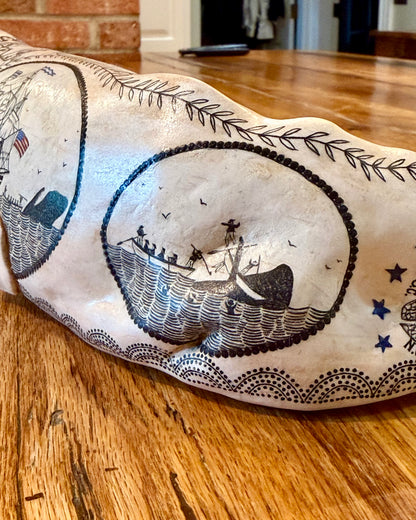 'Alden’ Sperm Whale Sculpture