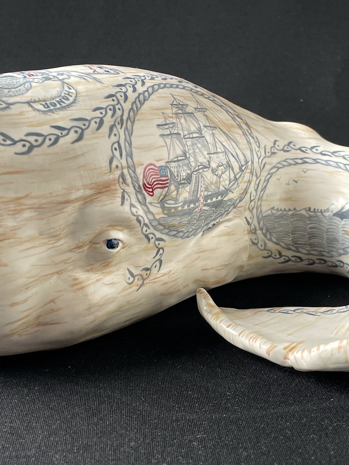 'Edward' Sperm Whale Sculpture