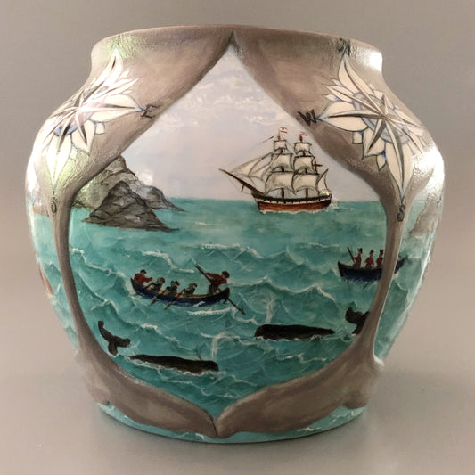 Whaling Days Vase
