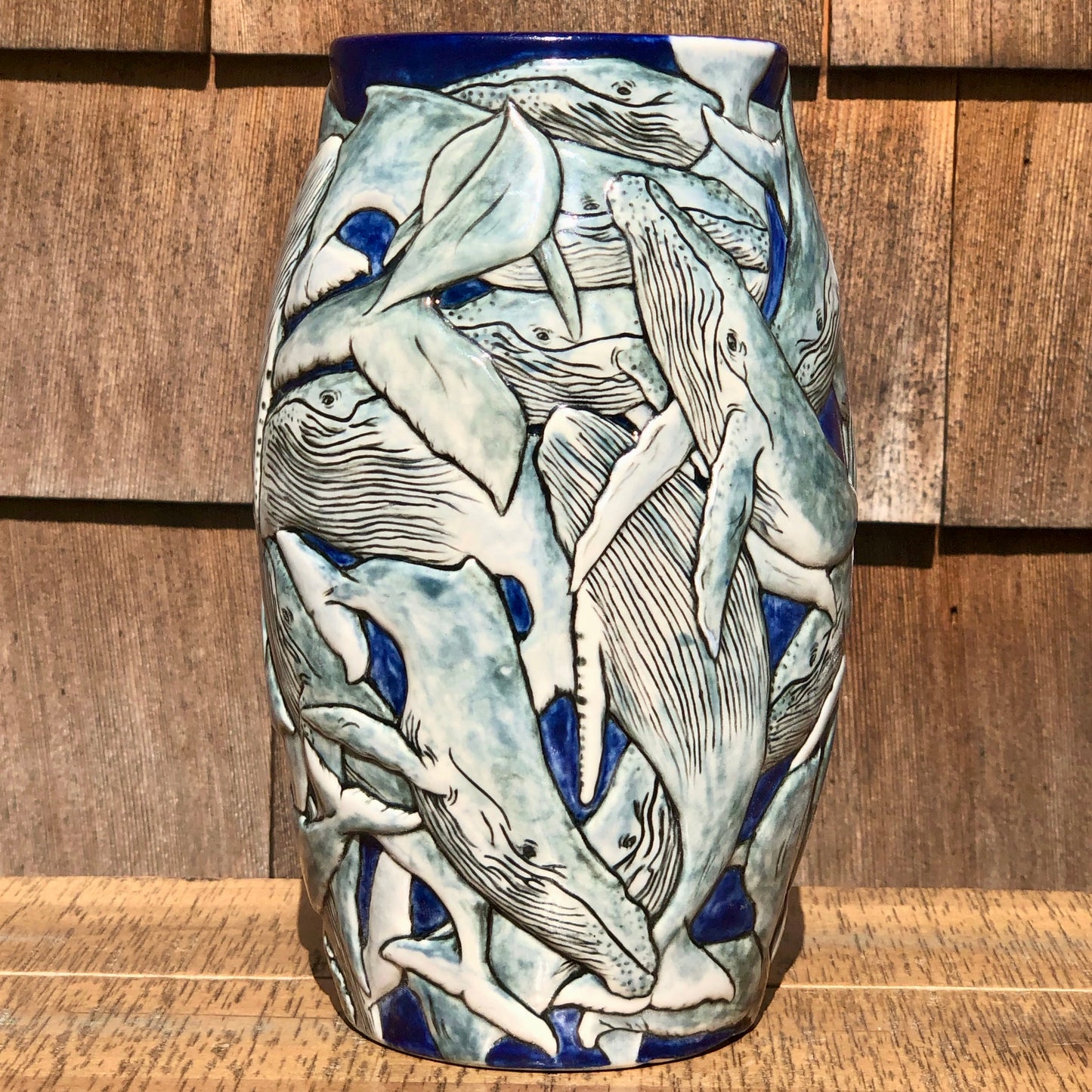 Humpback Whale Vase