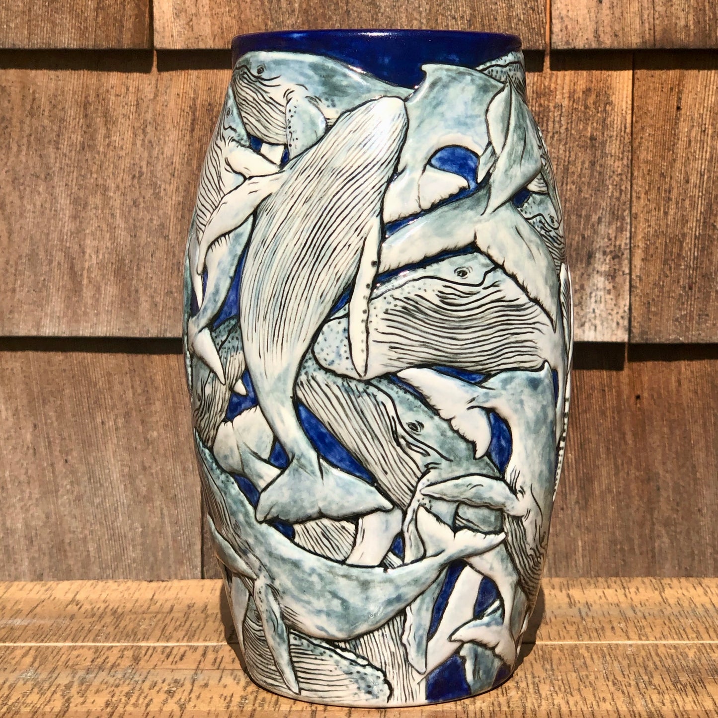 Humpback Whale Vase
