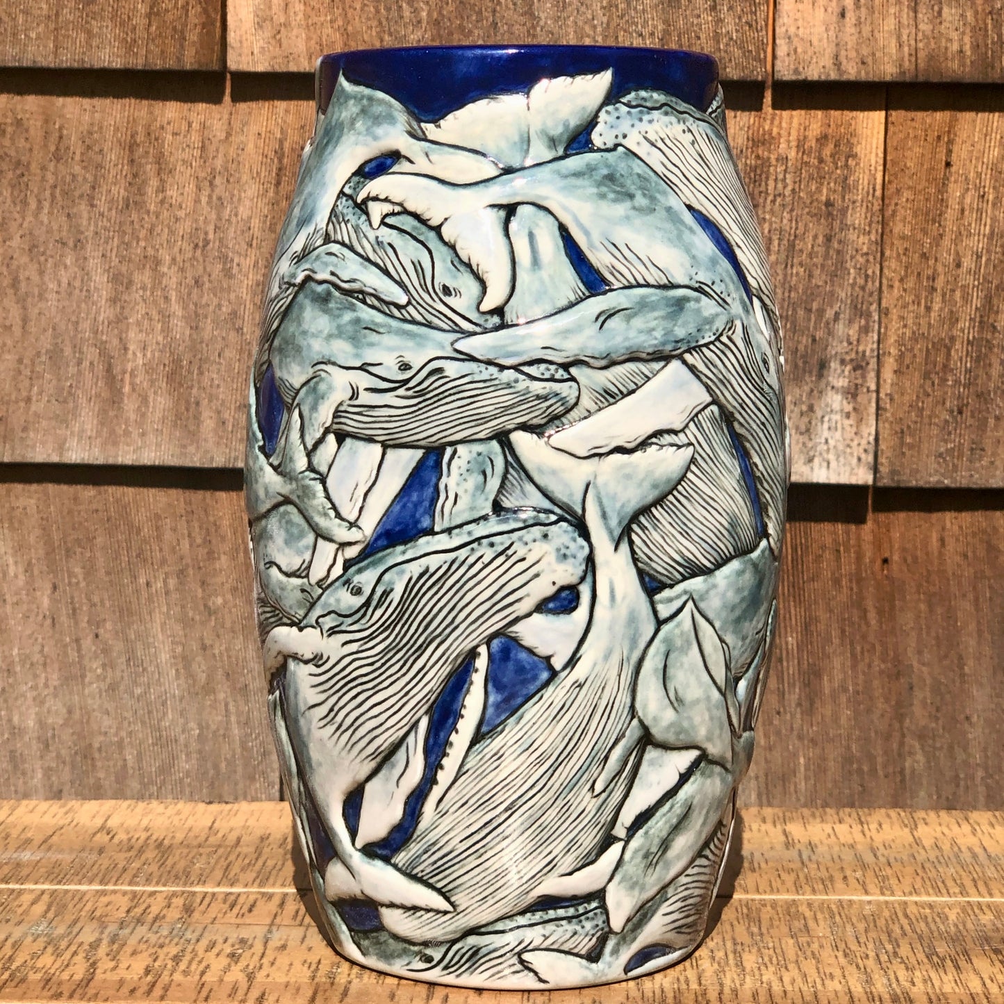 Humpback Whale Vase