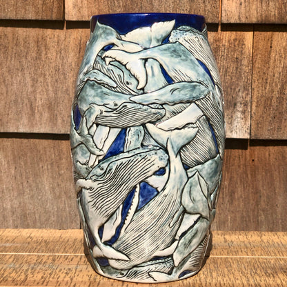 Humpback Whale Vase