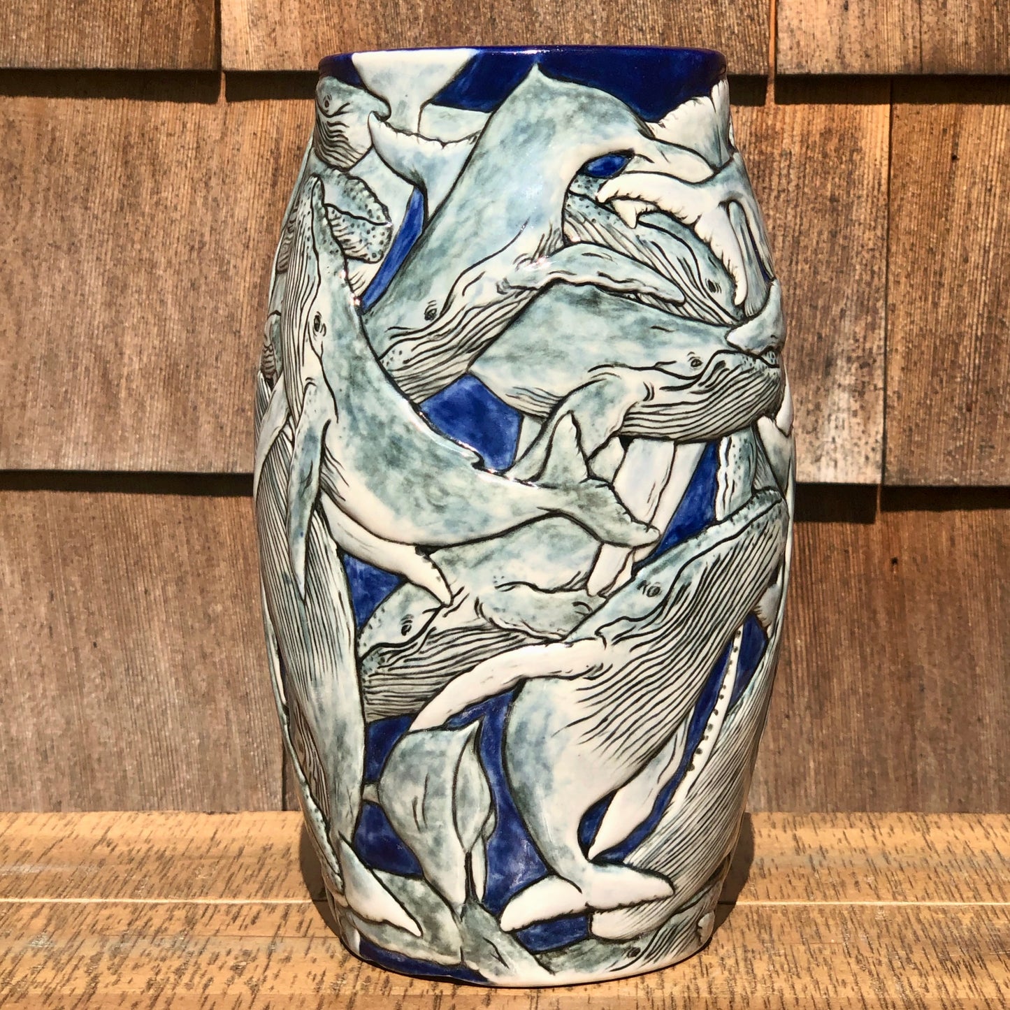 Humpback Whale Vase