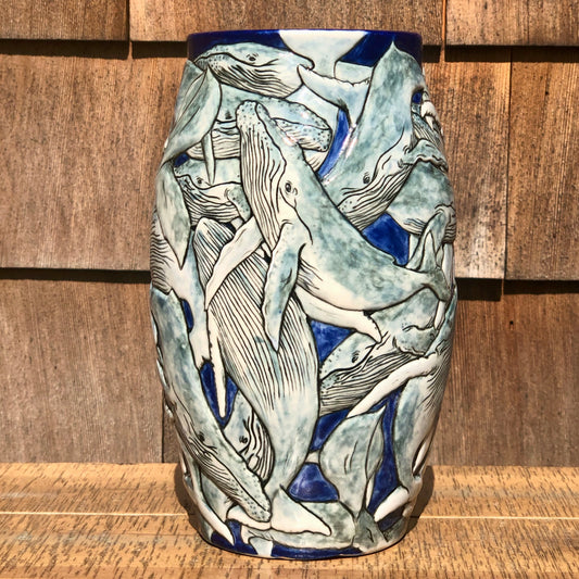 Humpback Whale Vase