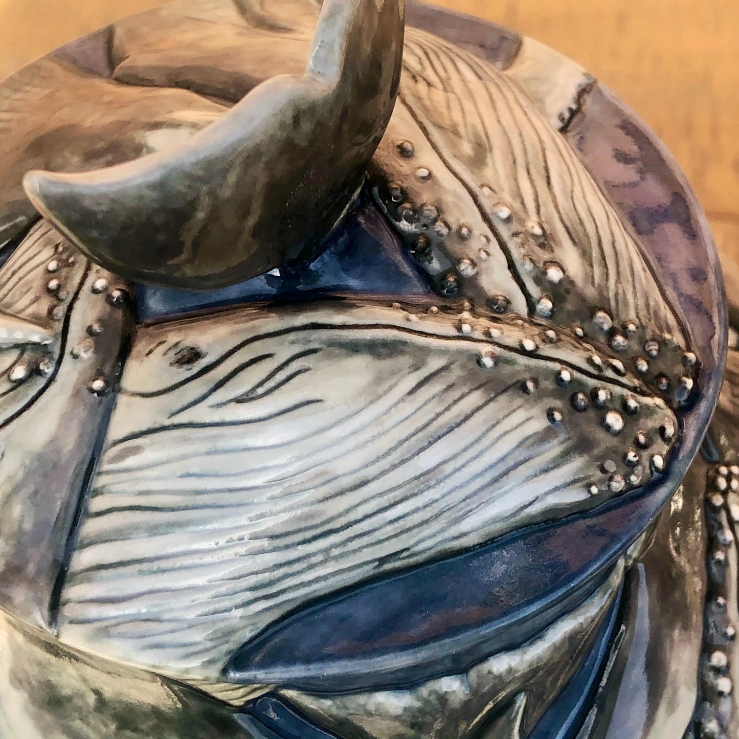 Humpback Whale Covered Jar