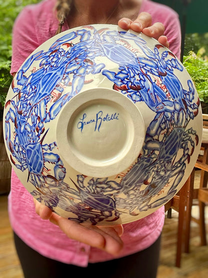 Blue Crab Large Bowl