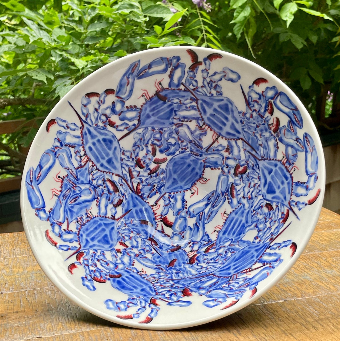 Blue Crab Large Bowl