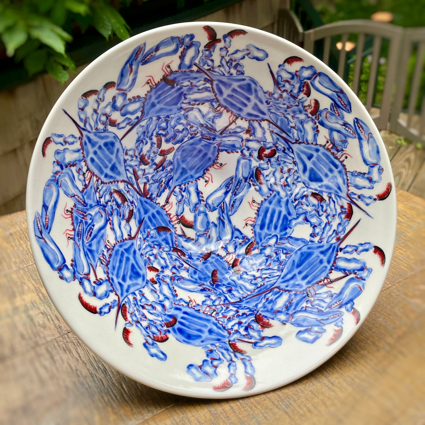 Blue Crab Large Bowl