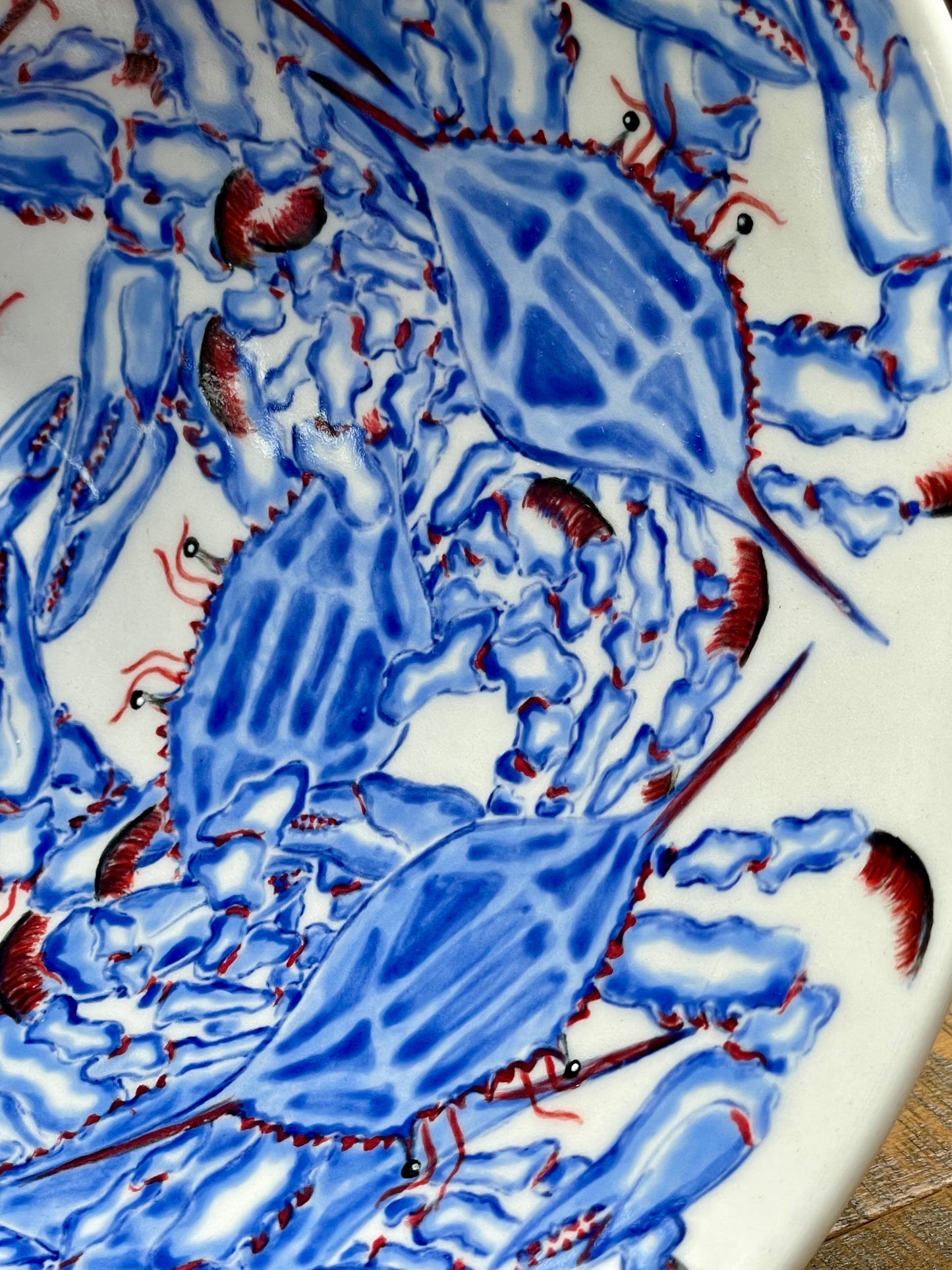 Blue Crab Large Bowl