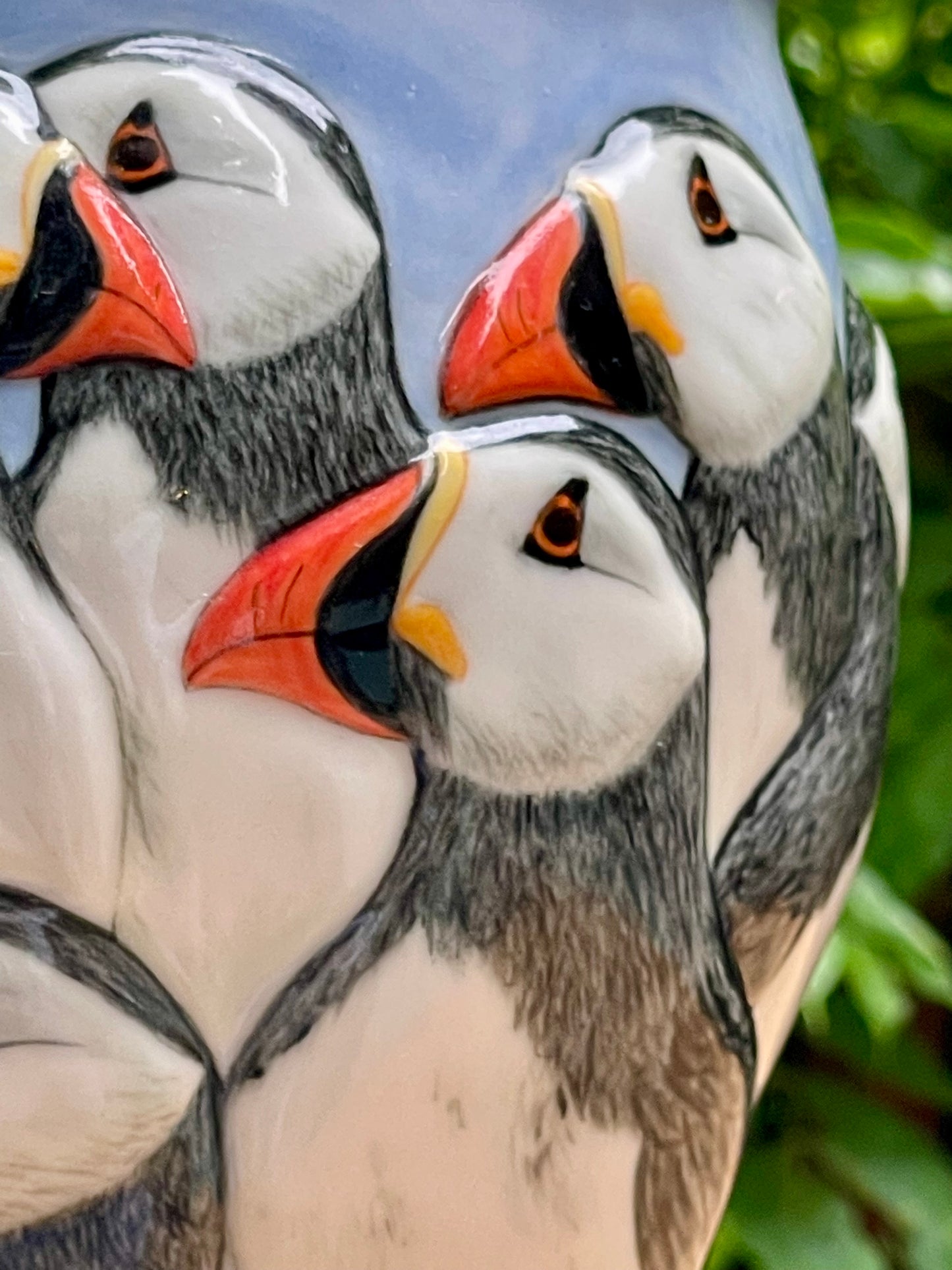 Puffins Vase