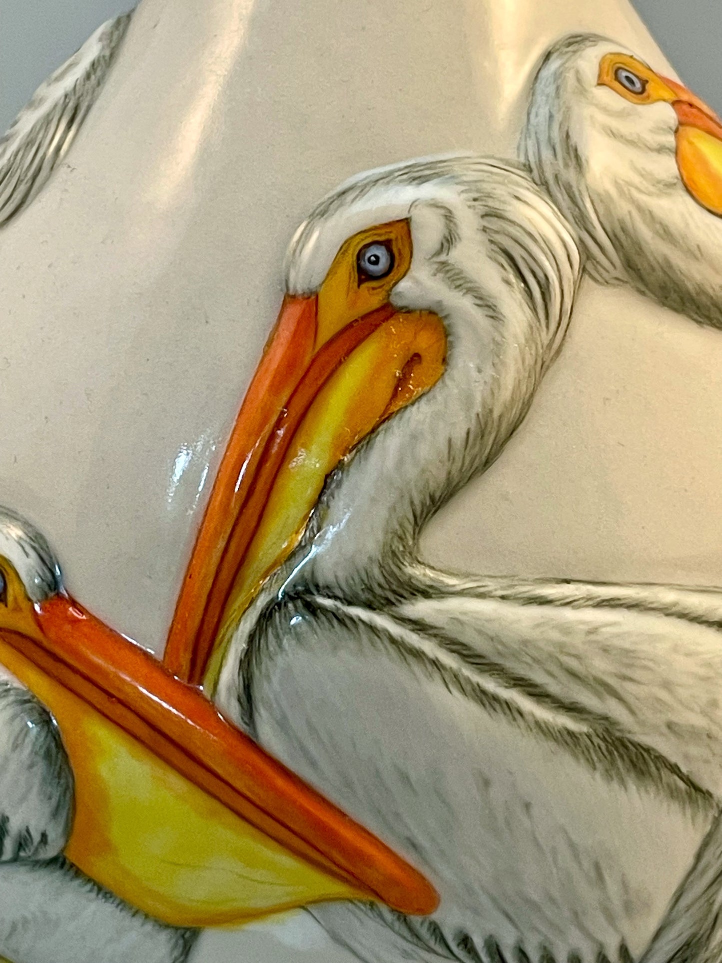 American White Pelican Small Vase