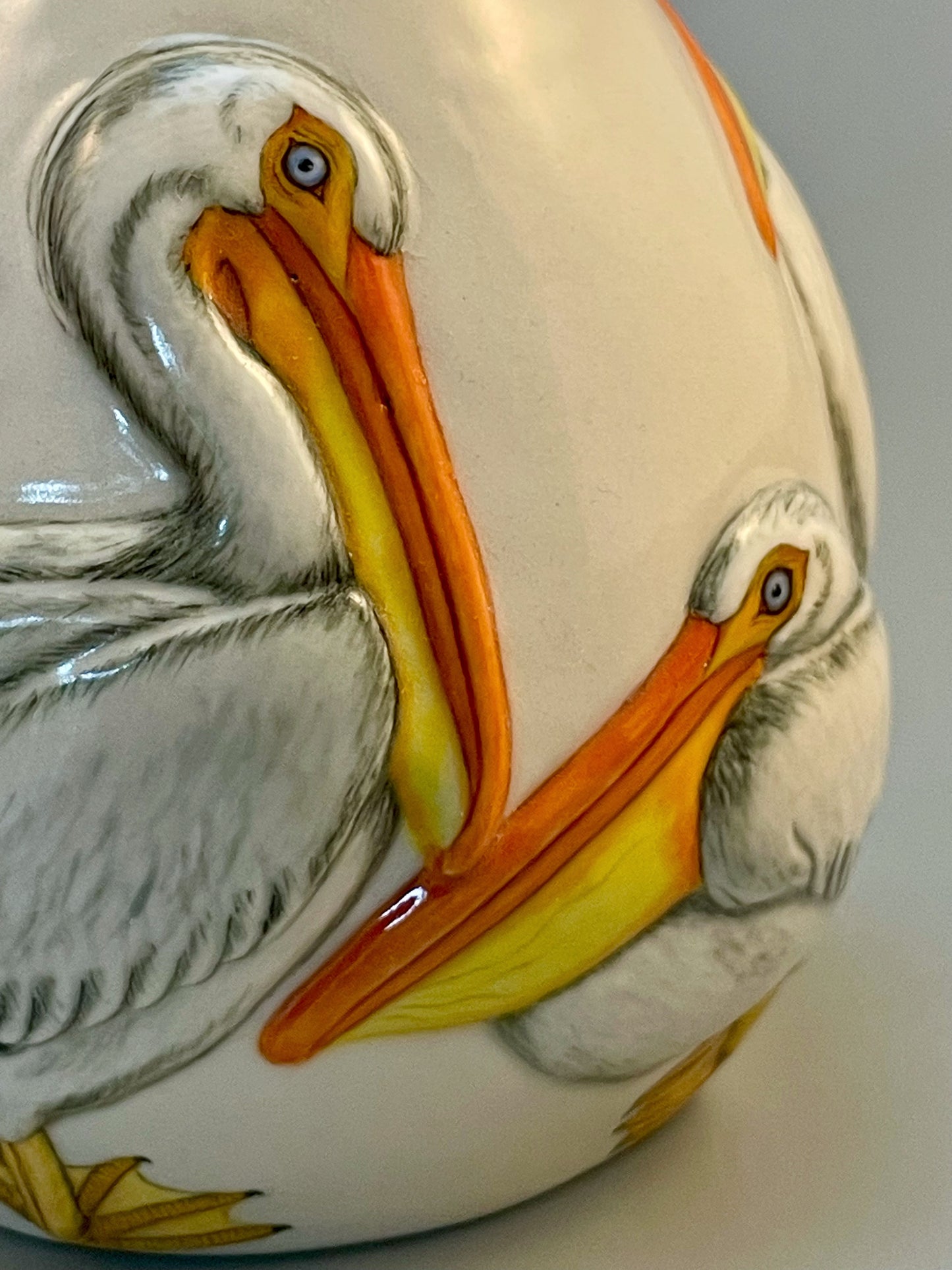 American White Pelican Small Vase