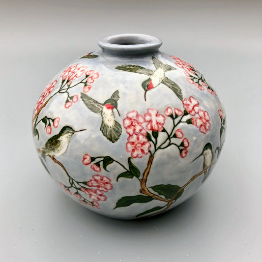 Hummingbird Bud Vase